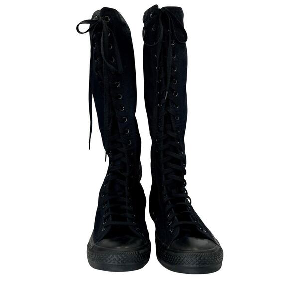 Converse Chuck Taylor All Star XX Hi Sneaker Black Knee High Lace Up Zip 13 NEW main image 8